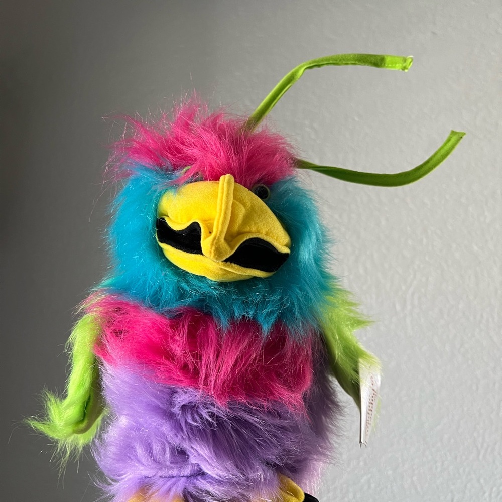 The Puppet Company Ltd Pink Galah Parrot Large Bird, Squeaker Hand Puppet 20"